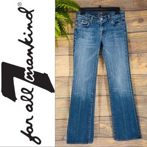 7FAM Medium Blue Wash U075080u-080u Boot Cut Jeans